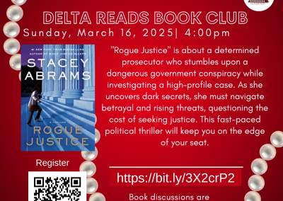 Delta Reads - "Rogue Justice" by Stacey Abrams